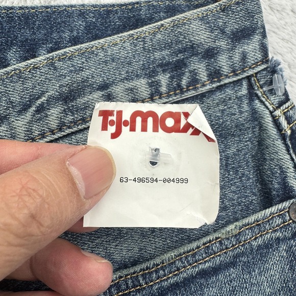 Todd Snyder Jeans Mens 40 x 32 Blue Slim Straight Stretch 5 Pocket Denim Pants - Picture 4 of 14